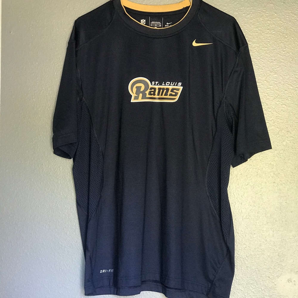 Nike NFL Onfield Apparel Rams Dri Fit Shirt